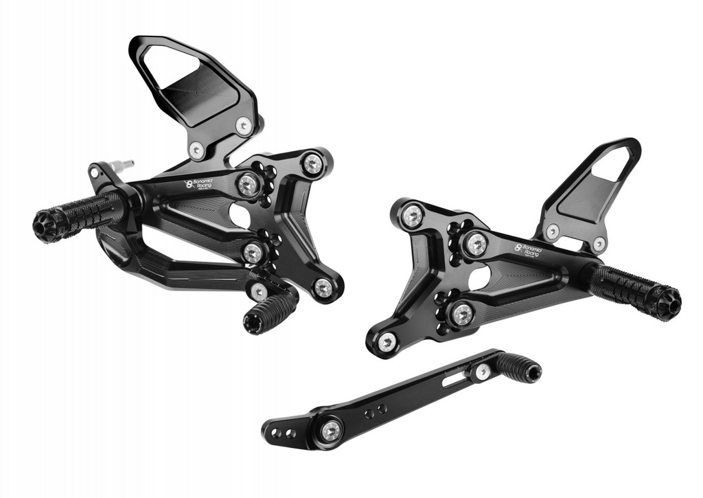 Bonamici Racing Aluminium Rearsets for the Triumph Speed Triple 1200 RR 2022-2023 Bonamici Racing Aluminium Rearsets for the Triumph Speed Triple 1200 RR 2022-2023